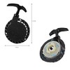 Pull Start Recoil Starter Cover, Mini Alloy Easy Pull Start