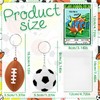 36 Pack Valentines Sports Ball Keychain with Valentines Day Cards