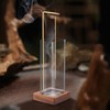 MINGYI Stylish Incense Holder Glass Incense Holder Ash Spill Proof