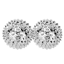 KooingTech Spiky Massage Ball, 1 Pair Hand Massager, Acupressure Balls