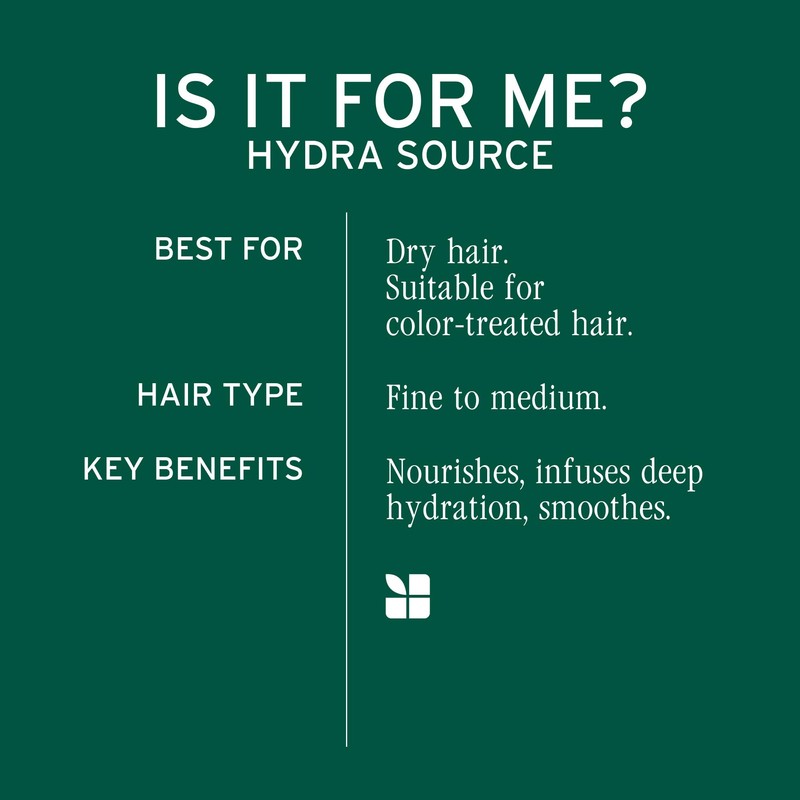 Biolage Hydra Source Shampoo - Softens & Adds Shine, For