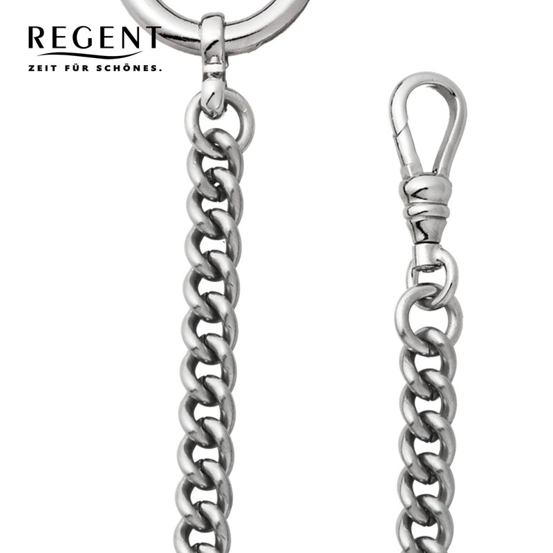 REGENT Pocket Watch Chain 5 mm Antique P50, silver, Classic