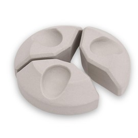 SOFTCOREFOOD Weighted Stone for Fermenting / 8.5 cm / 3 Pieces Suitable for Small Opening Jars 1-000-003