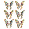 6PCS Butterfly Napkin Rings Decorate Your Table in Christmas, Thanksgiving,