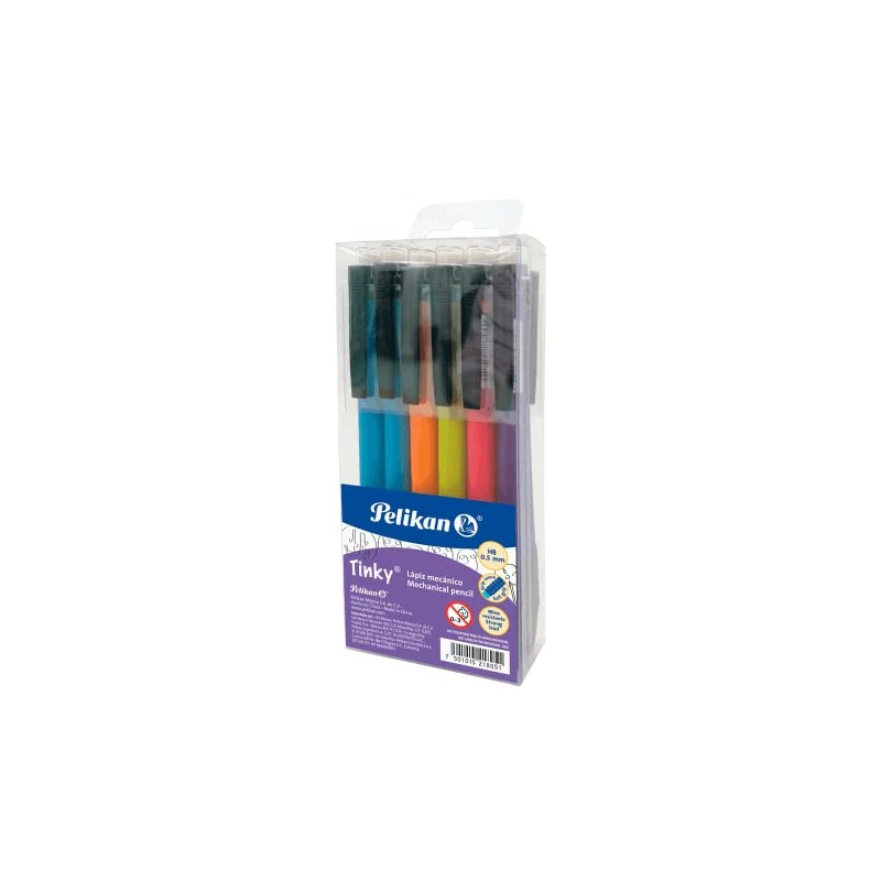 Pelikan Tinky Lápiz Portaminas, 12 piezas, resistente