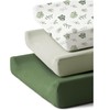 Coreeky 3 Pack Muslin Changing Pad Covers for Girl, Boy,