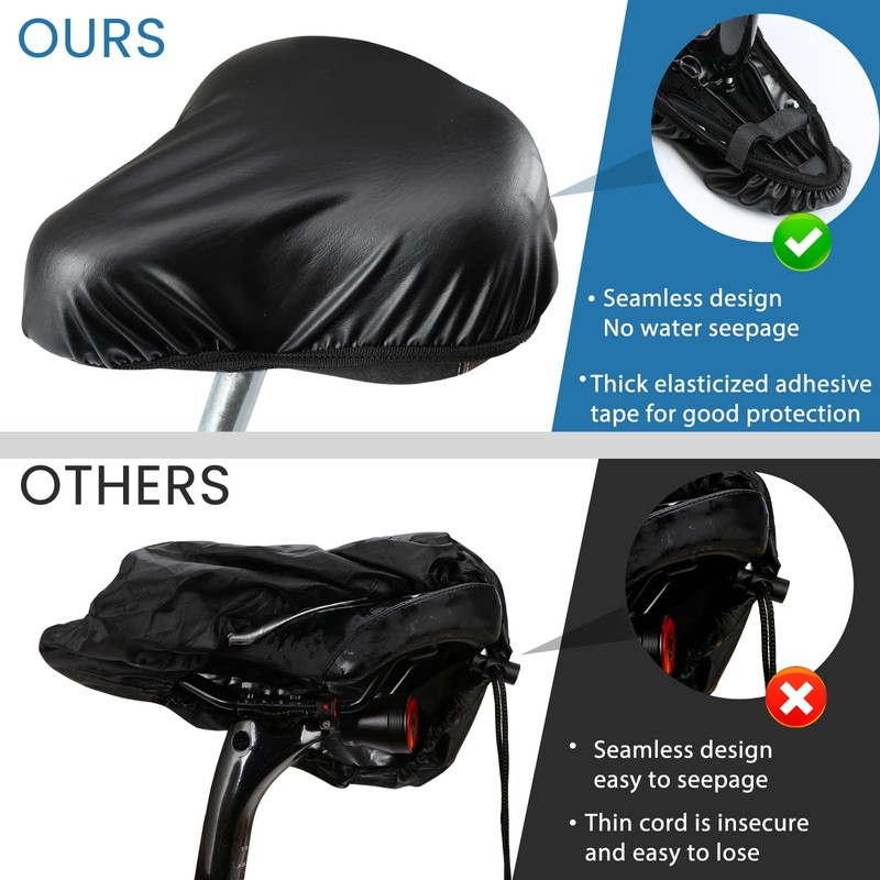 Bicycle Seat Waterproof Sunproof Dustproof Protective Cover Washable Seat Cover