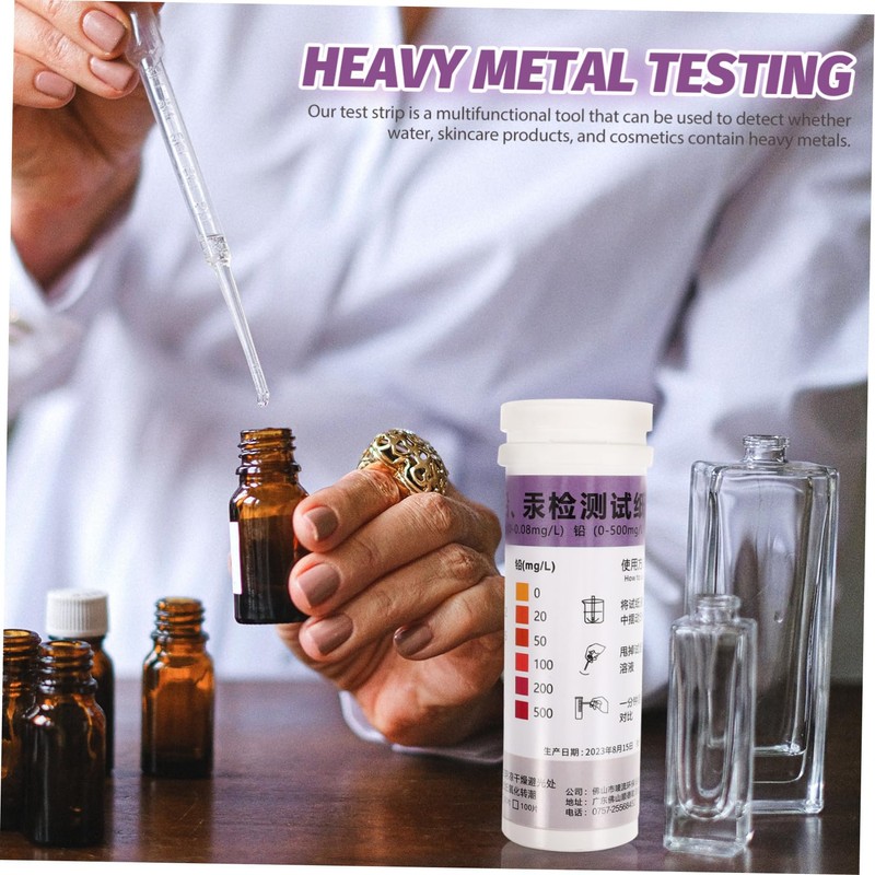 STOBAZA 10Pcs Lead Test Kit for Water Quick Heavy Metal