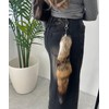 Wigo Big Fur Shippo Key Holder, Women's, pattern 2