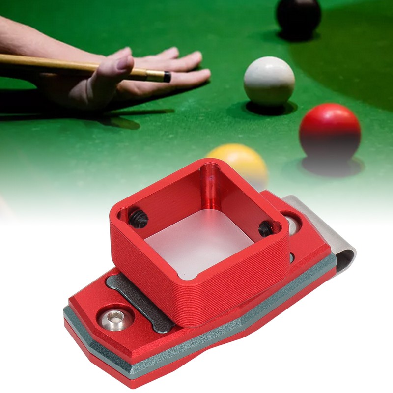 Billiard Chalk Holder Aluminum Alloy Magnetic Snooker Chalk Tip Storage