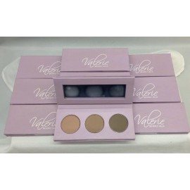 Palette Valerie Beverly Hills Eye Brow Palette, Case - Lot of 12, Blonde, Brunette & Ash
