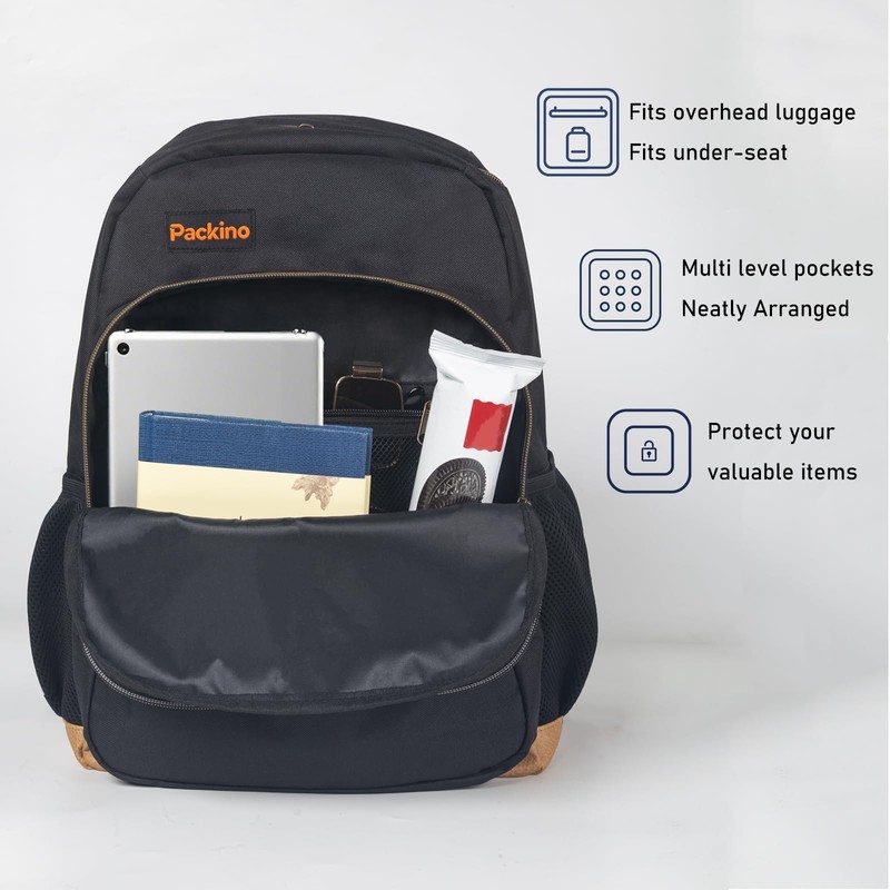 Packino 24L Travel Laptop Backpack, Business Anti Theft Slim Sturdy