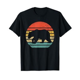 Retro Brown Bear - Vintage Grizzly Bear T-Shirt