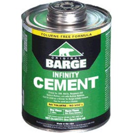 JWONG Barge Infinity Cement All Purpose Clear One Quart