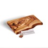 Chopping board, herb board, breakfast board made of olive wood