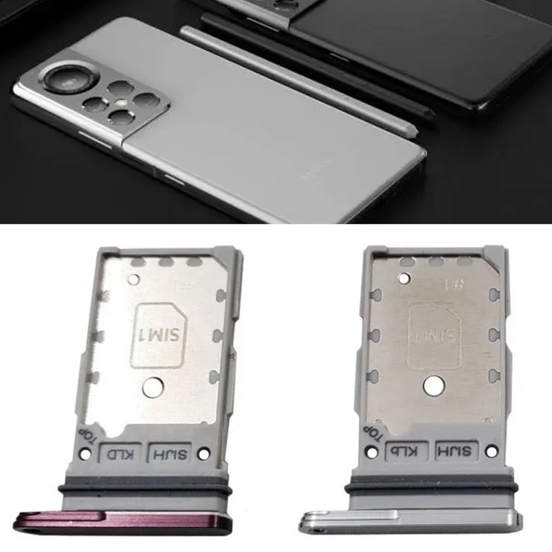 2pcs Dual SIM Card Slot Tray Holder Plastic Phone SIM