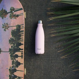 S'well Stainless Steel Water Bottle, 17oz, Pink Topaz, Triple Layered Vacuum Insulated Containers Keeps Drinks Cold for 36 Hours and Hot for 18, BPA Free, Perfect for On the Go