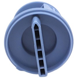 NaschLager Lint Sieve 00647920 Compatible with Bosch Siemens Constructa Neff Washing Machine Washer Dryer Replacement Part Filter Sieve Drain Pump Diameter 64 mm Blue with Seal POM Plastic