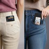 HOTCOOL Card Holder Wallet Front Pocket Minimalist Travel Cute Funny