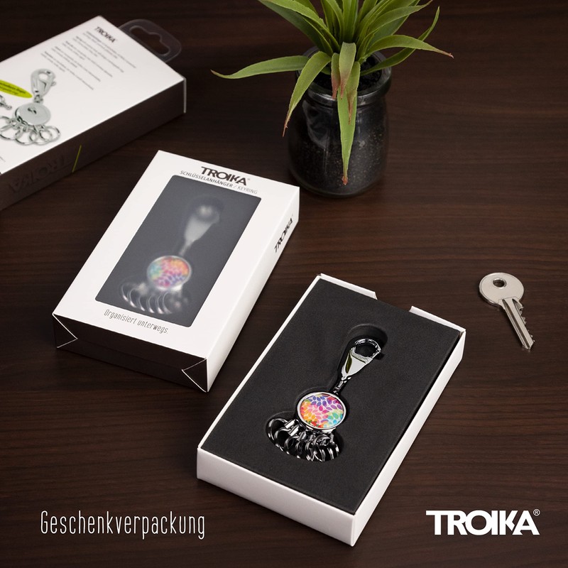 Troika Keyring , 9 cm, Silver KYR01-A084