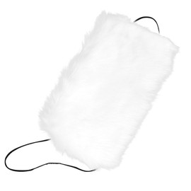 SUPVOX Imitation Fox Hand Warmer Thermal Work Gloves Running Beanie Warm Gloves Warm Muff Arm Hand Warmer Muff Holders for Woman Cold Women Scarf Hand Warmer for Ladies White Faux