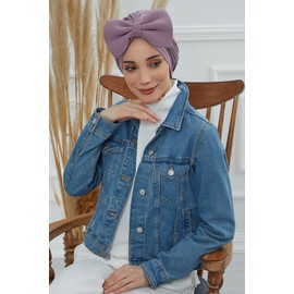 Turbante instantáneo de algodón, bufanda para la cabeza, quimioterapia, sombrero, pajarita, Blanco, Talla única
