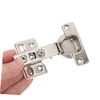 GLEAVI 2pcs Stainless Steel Door Hinges for Kitchen Cabinets Concealed