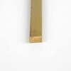 360 Brass Rectangular Bar, Unpolished (Mill) Finish, H02 Temper, ASTM