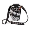 Hairdressing Scissor Pouch by Kassaki Black Check Tool Belt Bag