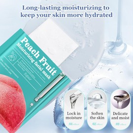 KUIRUNRX® 10 Piece Face Mask Set, Face Mask, Daily Care Face Masks, Moisturising Masks for Various Skin Needs, Spa Skin Care, Soothes, Hydrate