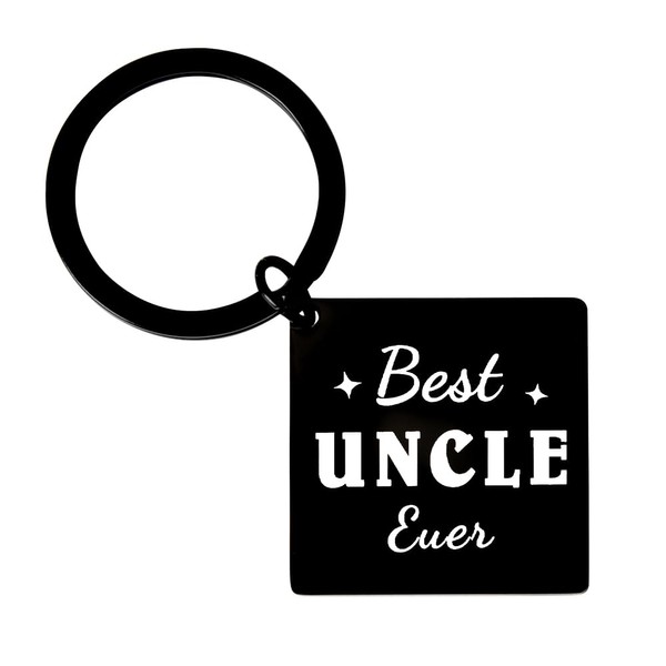 Christmas Gifts for Uncle Keychain from Niece Nephew Thank You