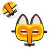 The Hen and Fox Story Felt Masks, 2pcs Mask Costume