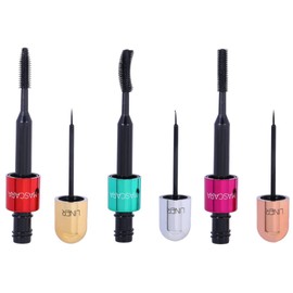 2 in 1 Lasting Dip Liner and Mascara by Romantic Beauty (Full Set (3 PIeces))