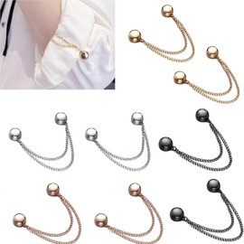 Clips magnéticos multifunción para Ropa,Clips para Botones de Fuerza magnética,8 Clips magnéticos para Chal para Ropa,Clips magnéticos Multiusos sin Pines para Hombre y Mujer (8)