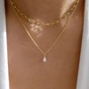 LEXODY CZ Diamond Necklaces for Women Dainty Gold Necklace Layered