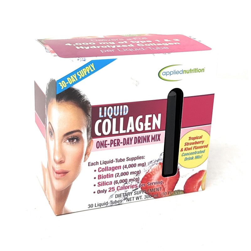 Applied Nutrition Liquid Collagen Drink Mix 4000 mg, 30 Tubes