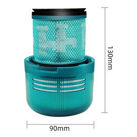 Sichler Haushaltsgeräte Ersatzfilterset: 2er-Set HEPA-Filter für Dyson V15-Modelle, waschbar, Reinigungsbürste (Hygienefilter)