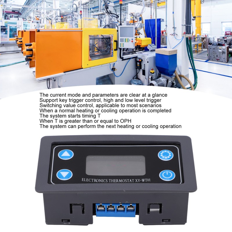 Digital Temperature Controller Module LCD Audible and Visual Alarm Data