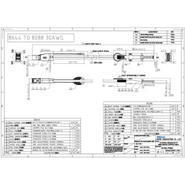 10Gtek® External Mini SAS HD SFF-8644 to Mini SAS SFF-8088 Hybrid Cable, 1.5 m (4.9 ft)