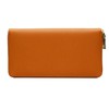 [Charming Leather] Women's Long Wallet, Cowhide Leather, Garson, 24 Cards,