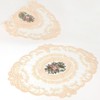 2 Pack Retro Lace Placemats French Crochet Doilies Table Placemats