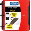 Five Star Flex 1.5 Inch Red NoteBinder with 80 Sheets