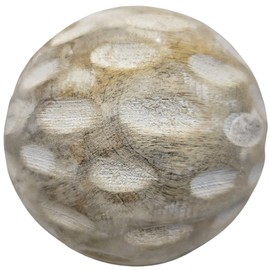 PD Home & Garden Carved Decorative Wood Ball, Bowl, Vase, or Jar Filler 4 inch diameter (Petals)