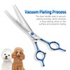 Fenice Peak Grooming Scissors for Dogs 7 inch Curved Pet