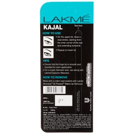 Lakme Eyeconic Kajal, Black, 0.35g