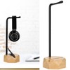 Headphone Holder Solid Wooden Headset Stand Rack Desktop Earphone Hanger