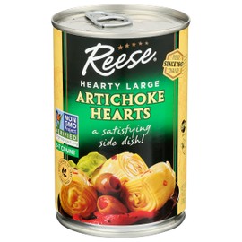 Reese Large Artichoke Hearts Non GMO, 14 Ounce (Pack of 12)