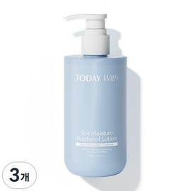 Partner_Reference Today With Soft Moisture Panthenol 5% Essence Lotion 3 x 300ml / 투데이위드 소프트 모이스쳐 판테놀 5% 에센스로션 3개 300ml