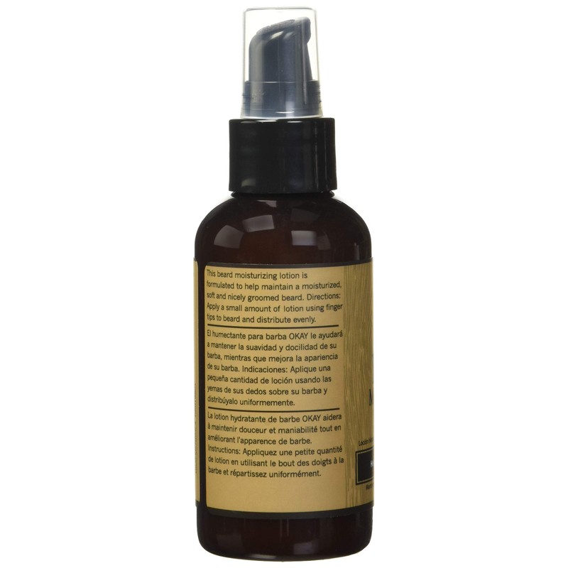 OKAY MEN BEARD MOISTURIZING LOTION 4oz / 118ml