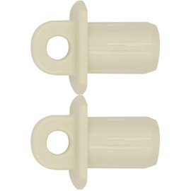 Universal Replacement of Exterior Sun Shades Outdoor/Indoor Roller up Blinds (5-Pack end Cap, Beige)